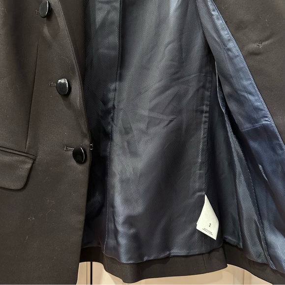 🆕 EXPRESS Black Double Breasted Blazer Size 2 NWT - Picture 9 of 15